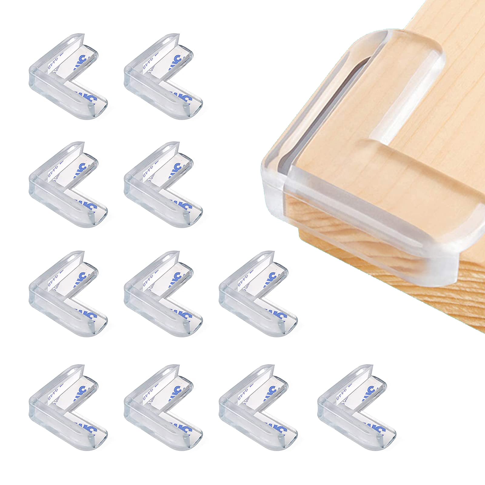

Anboli Transparent Corner Corner Table Table Corner Set of Soft Prevents Injuries for Babies and Perfect for Protects Furniture Desk and Includes 3M