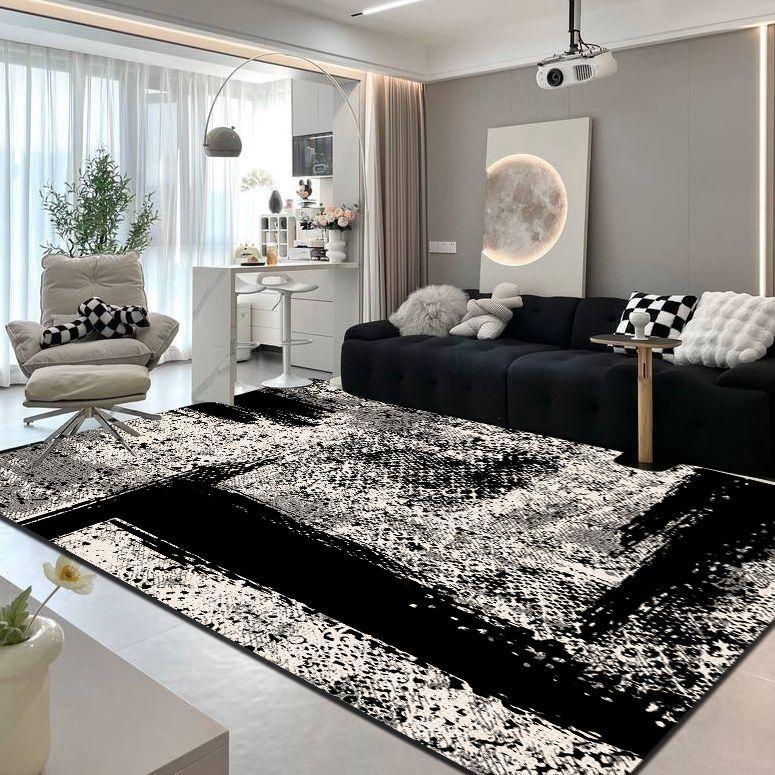 Nordic Modern Abstract Carpets for Living Room Home Floor Mat Study Large Area Rug Washable Bedroom Decor Minimalist Carpet