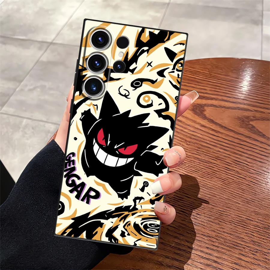 Funda Phone Cover Case for Samsung Galaxy S26 S21 FE S23 S24 Plus Note 20 Ultra 8 9 10 S25 Ultra S20 S10 S9 Cool Gengar Pokemon