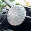 Car Steering Wheel Sun Shade Cover UV-Blocking Steering Sun Protection Cover 42CM Universal Sun Visor Protector Prevent Aging