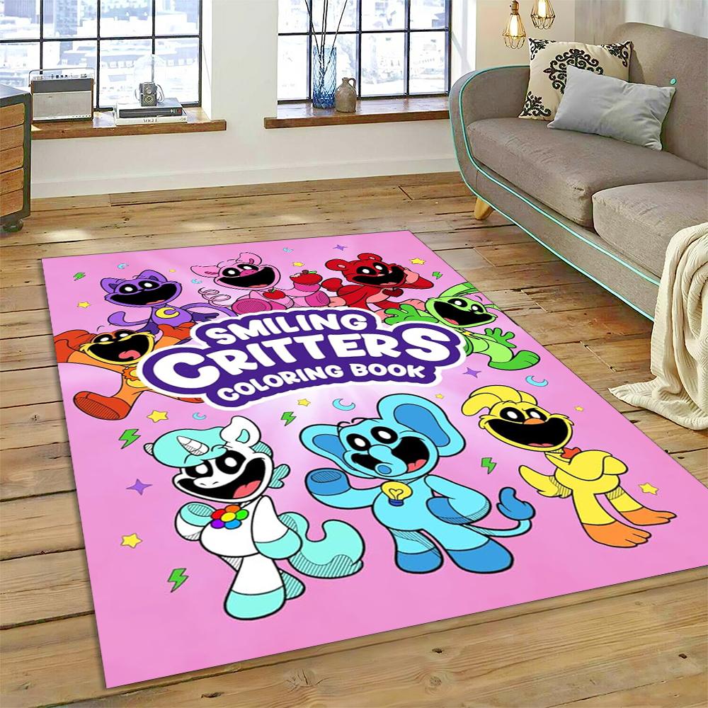

27 Style New Cute S-Smiling C-Critters Catnap Craftycorn Cartoon Carpet Rug for Living Room Bedroom Home Sofa,Non-slip Floor Mat 40x60cm( 15x23in )