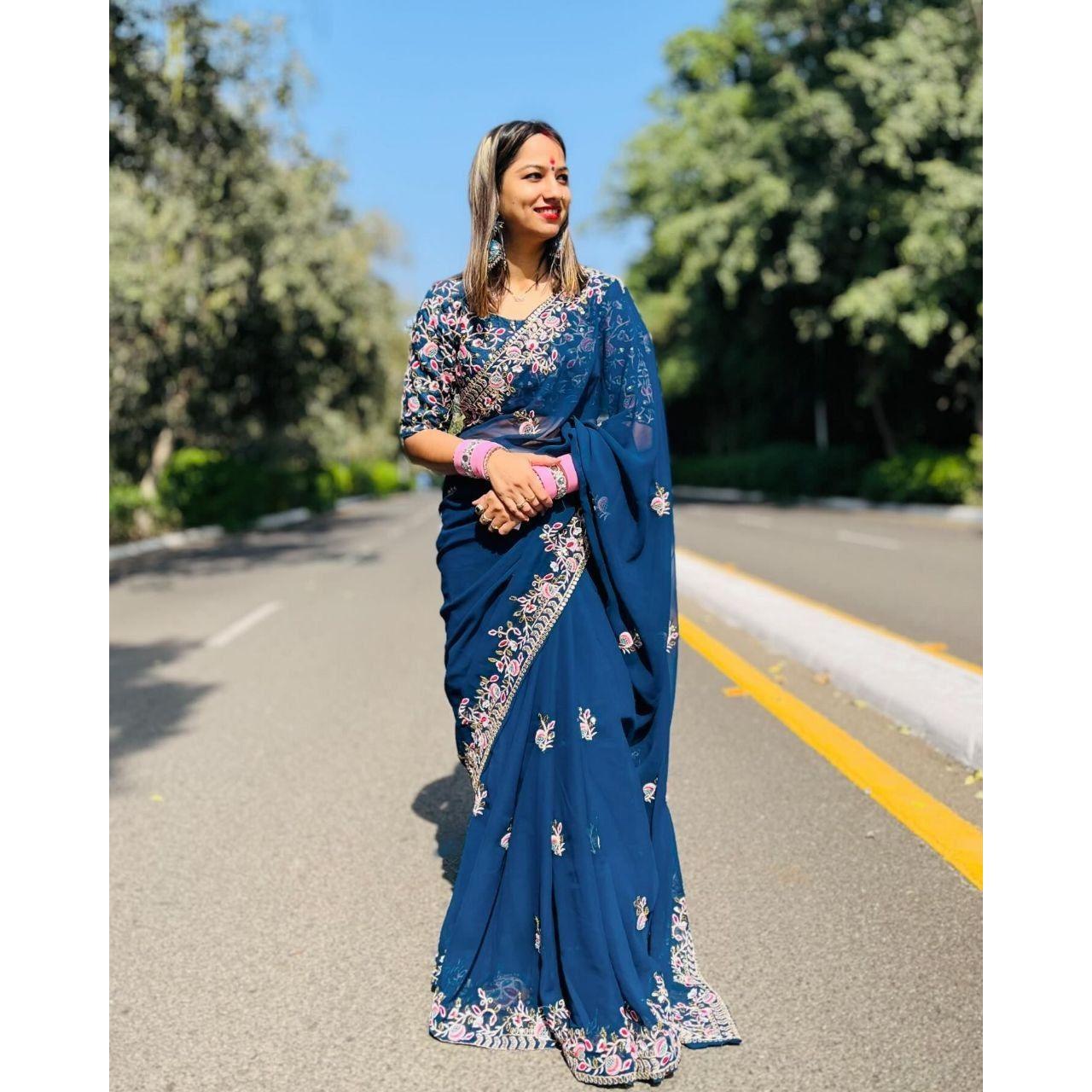 Premium Party Wear Rangoli Silk Saree Collection
