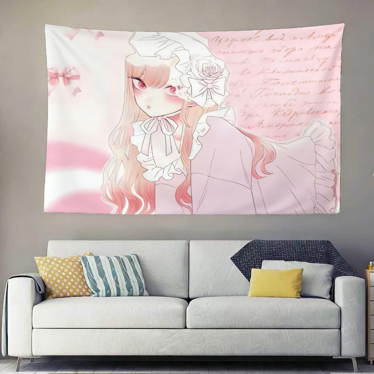 

Cute Marin Kitagawa Anime Tapestry Party Atmosphere Wall Hanging Kawaii Anime Girl Room Aesthetic Background Cloth 74x94cm(29x37in)