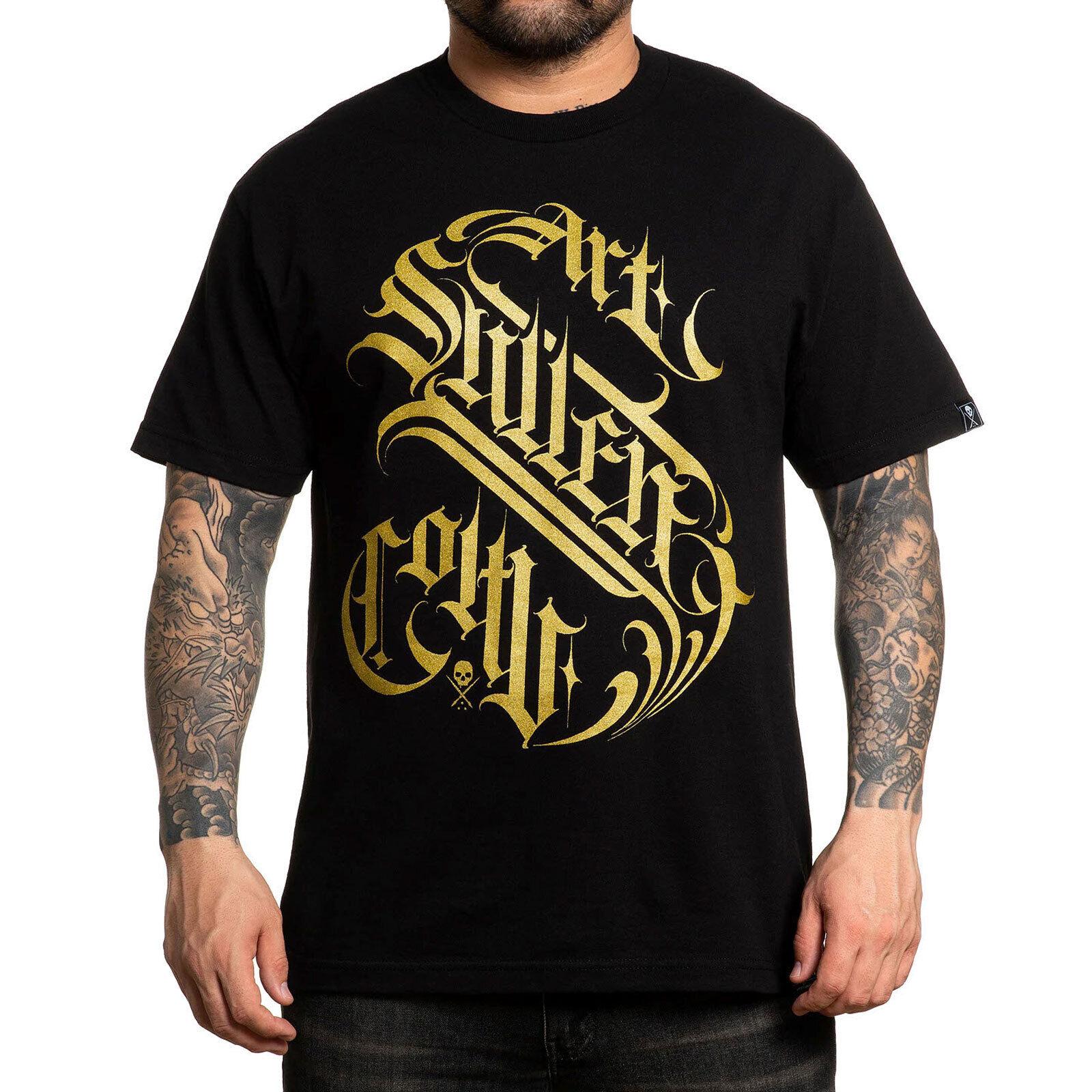 Sullen Men s Mister Flaks Standard Black Short Sleeve T Shirt Clothing Appare... S разноцветный