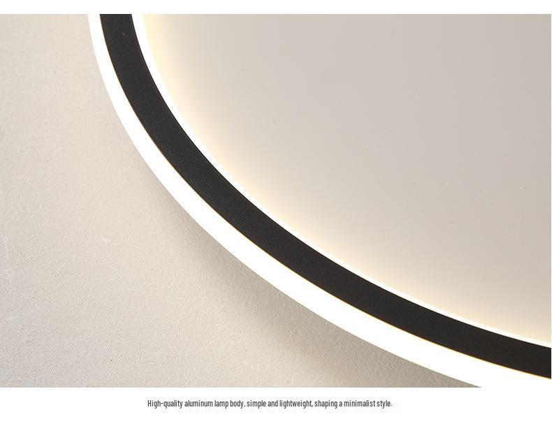 Sleek Round LED Ceiling Light - Modern Ultra-Thin for Bedroom, Living Room, Restaurant, or Study