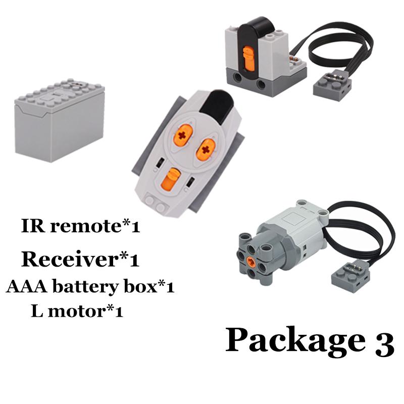 Power Functions Baustein Technische Motorteile Multi PF Werkzeug Kompatibel 8293 8883 Auto Zug M L XL Servomotor Steine Spielzeug