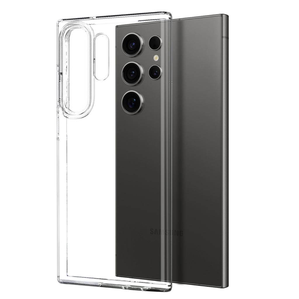 Für Samsung Galaxy S25 Ultra TPU Handyhülle+Hartglasfolie (Unterstützt Entsperren per Fingerabdruck)