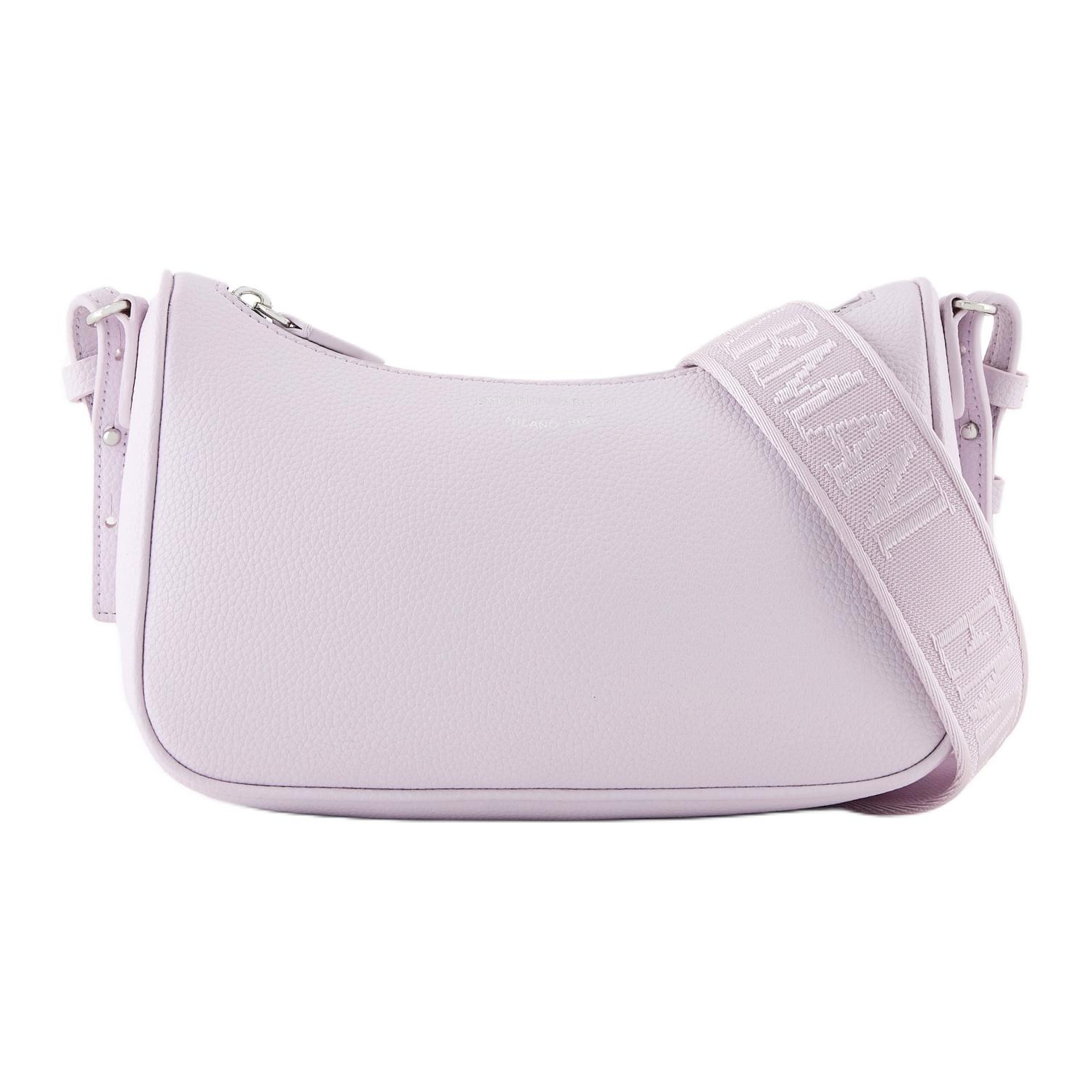 Emporio Armani Logo Print Thermoplastic Polyurethane Baguette Shoulder Bag Women bags Pink EW000539-AF12036-M4033 Basic Set BagDust Bag 24290₽