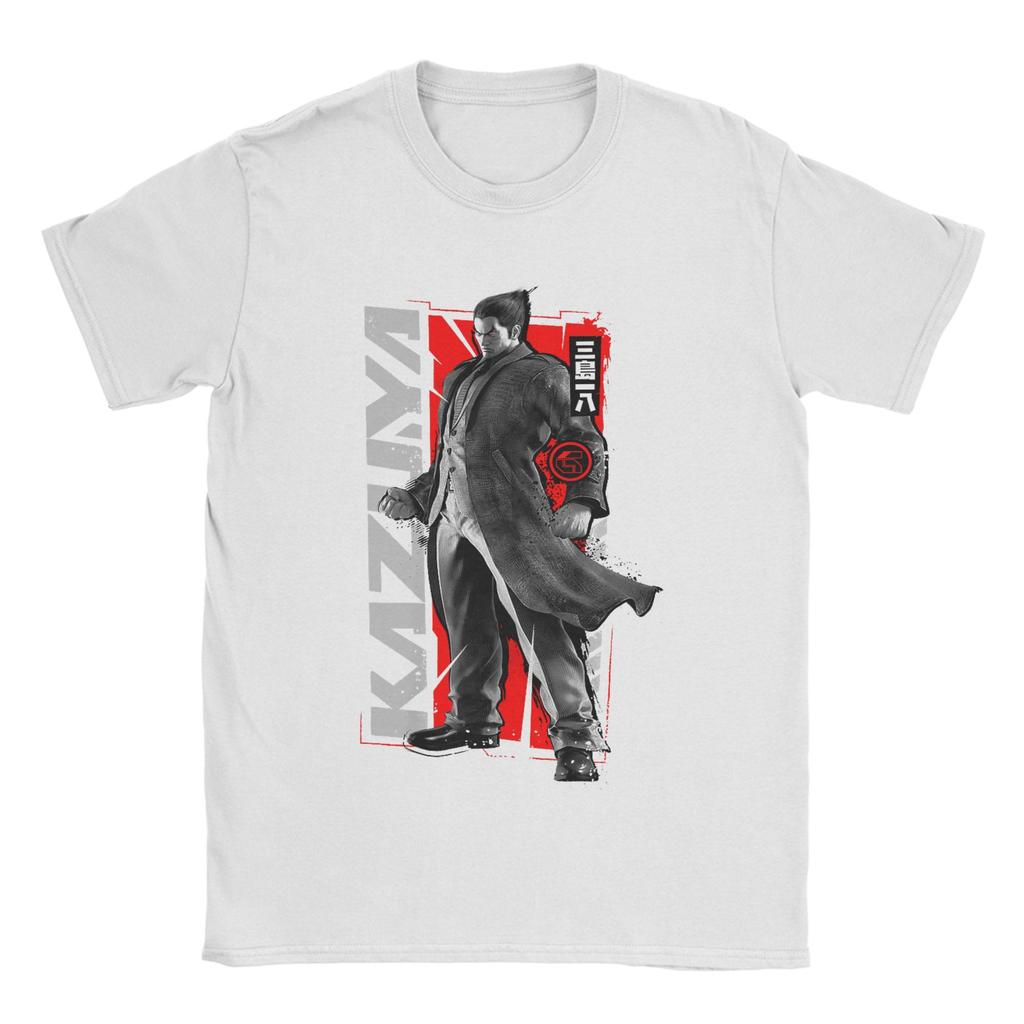 Mens Tekken Game T Shirt Cotton Clothing Vintage Short Sleeve Round Neck Tee Shirt Plus Size TShirts