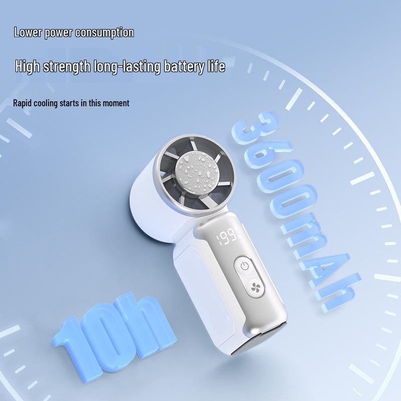 JF157 Mini-Taschen-Handventilator - USB-wiederaufladbar, Hohe Geschwindigkeit, Starker Wind, Tragbarer Sommerwind