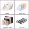 Lolalet Eyeshadow Makeup 14 Cosmetic Acrylic Clear Makeup Box [2-Pack] Stand, Storage, Compartments, Storage, Stand,