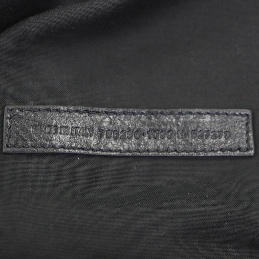 Great BALENCIAGA Tote Bag Super Busy black leather mens 785296 Used