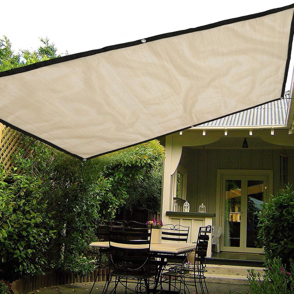 1x1.8m Sun Shade Sail Balcony Bonsai Awning Canopy Sunproof Netting Anti UV Mesh Block Garden
