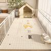 VIKAMA Pet Petting Park Floor Mat Enclosure Area Floor Is Waterproof For Dog Food. Easy To Clean And Maintain.