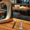 As Show Coffee Tamper Coffee Accessory Set For Brewing Portable Coffee Tools Sleek Design Nylon Cleaning Brush