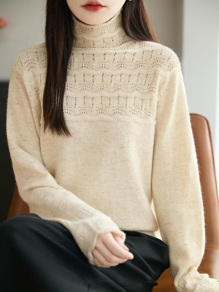 Women's Raccoon Fur Crochet Knit Cardigan - Autumn/Winter Loose Sweater with Heavy Craftsmanship Design.