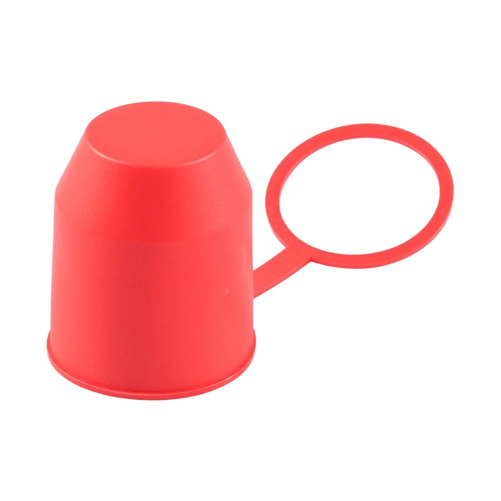 

Towing Hitch Protective Cap with Locking Ring Caravan Trailer Protection Dustproof Towing Hitch Tow Ball Cover for Car Ball Head червоний