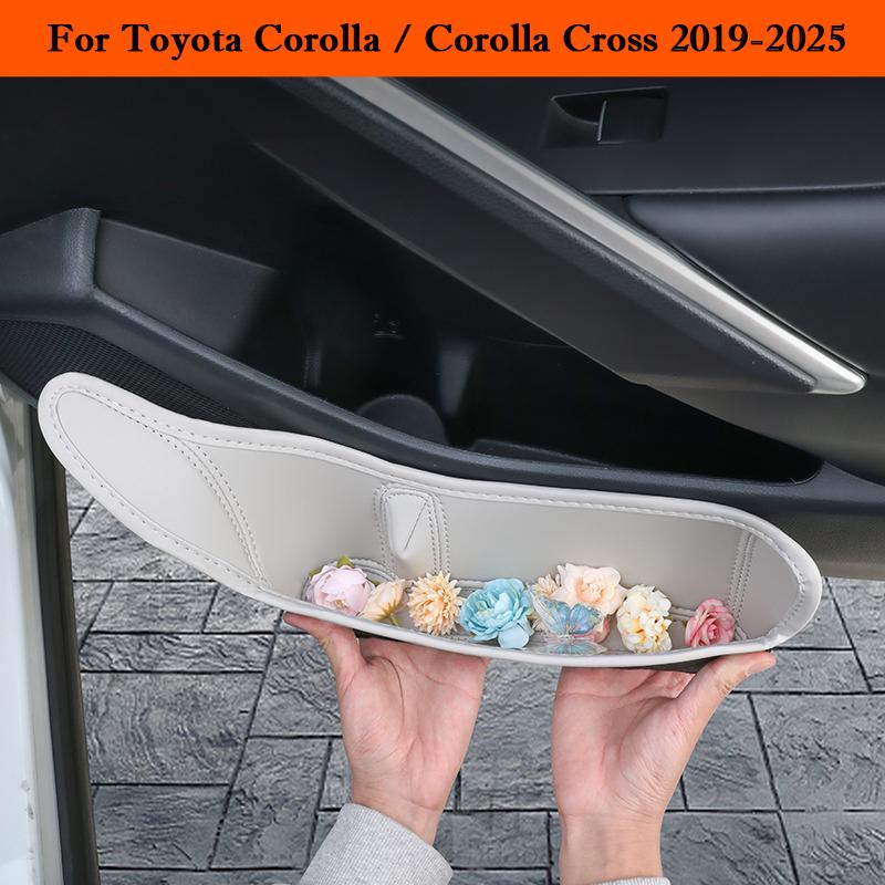 For Toyota Corolla E210 Corolla Cross 2019-2026 Car Door Slot Protective Pad Leather Waterproof Glove Box Mat Auto Accessories