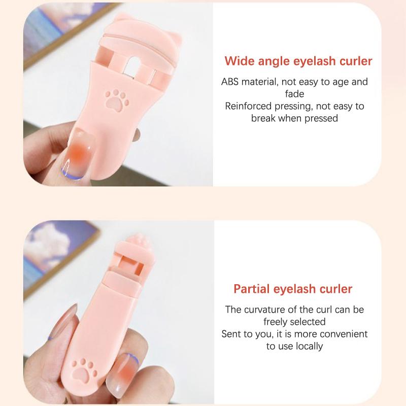 Süßer Katzenpfoten Wimpernzange Langanhaltend Professionell Wimpernclip Augen-Schönheitswerkzeug Kosmetisch Passend für alle Wimpernformen