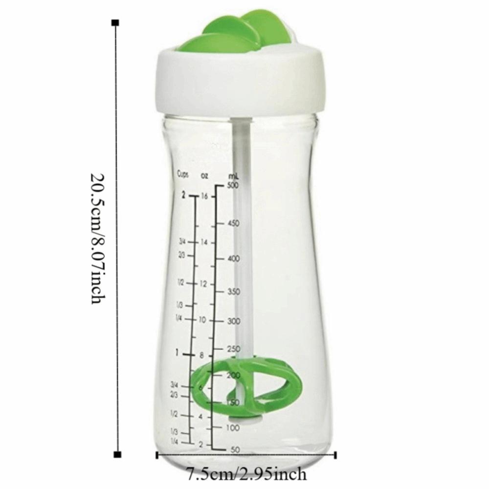 Hand Cranked Salad Dressing Bottle Efficient Salad Dressing Shaking Container Office