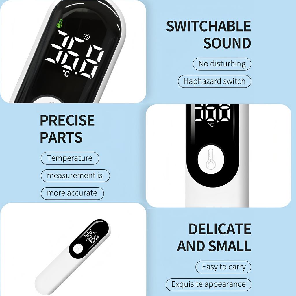 Portable Infrared Fever Thermometer Digital Infant Adult Non-contact Laser Body Temperature Ear Thermometer Finger Pulse Oximete