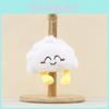 Plush Dumpling Keychain With Pp Cotton Filling For Cute Bag Accessories