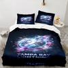 Tampa Lightning Logo 3PCS Bedding set,Ideal for 1pc Duvet Cover And 2pcs Pillowcases Perfect for Fan gift,Ideal for Bedroom, Dormitory