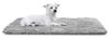 Dog Bed Mat 80x60 Cm Shaggy Light Gray Anti-slip
