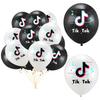 Eye-catching Tiktok Theme Latex Balloon For Vibrant Birthday Party Decor Supplies