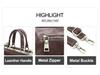 Fashionable Genuine Leather Women's Crossbody Handbag with Metal Hinges, Full-Grain Lambskin, Small Shoulder Bag