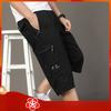 Pantaloncini Cargo Larghi Uomo Escursionismo Outdoor Lunghezza Keen Estate Cotone Traspirante Vita Elastica Pantaloncini Corti Coulisse Pantaloni Cargo 3/4