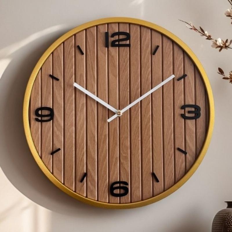 

Modern Wall Clock Aesthetic Wall Watch Unique Silent Elegant Clocks Decorative Nordic Luxury Living Room Watches Room Decoration