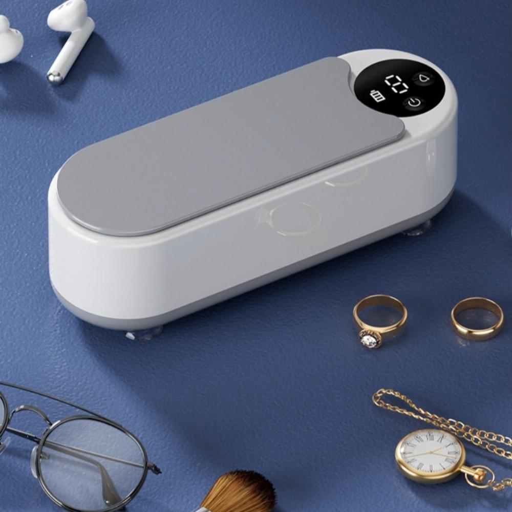1pc High-Frequency Ultrasonic Glasses Cleaner Machine - Wireless Control, Multi-Purpose Cleaning for Eyewear and Accessories