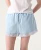 Tuddment French Lace Shorts Blue