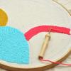 Knitting Embroidery Pen Punch Needle Threader Set DIY Wooden Handle Weaving Sewing Felting Craft Needle Threader Set