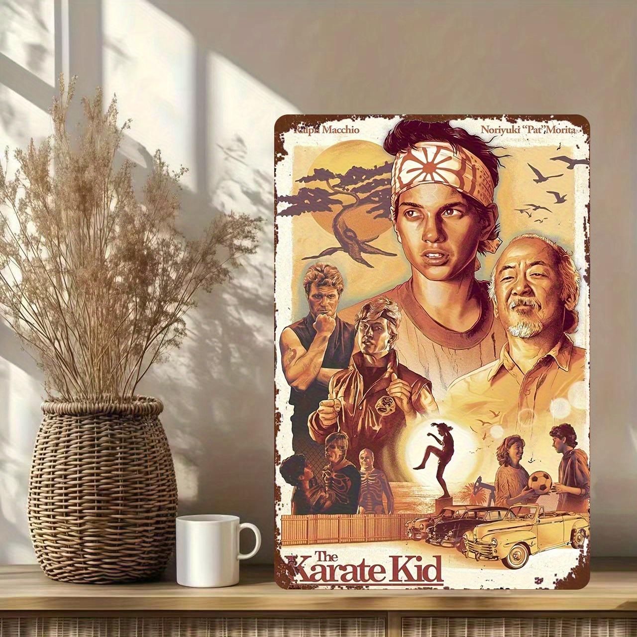 HD Tin Sign Vintage The Karate Kid Movie Retro Metal Tin Sign for Home Wall Decor 20x30cm（7.8x11.8inch）