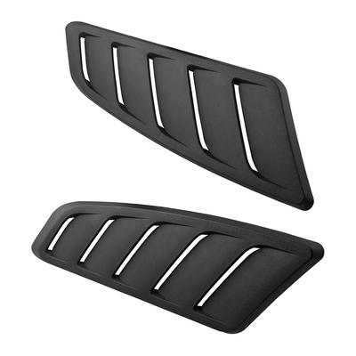 2PCS Universal ABS Plastic Black Car Front Hood Cover Vent For Ford Mustang