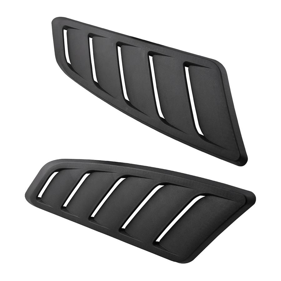 

2PCS Universal ABS Plastic Black Car Front Hood Cover Vent For Ford Mustang