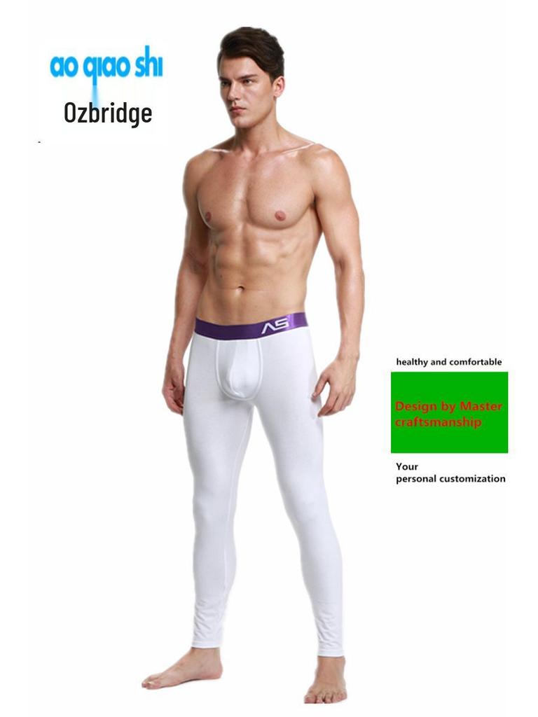 Herr Lätta Bomulls Höftlyftande Leggings - Trendiga, Varma och Sexiga Nio-Punkts Byxor