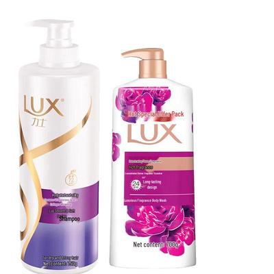 LUX Watery Smooth Shampoo & Peony Scent Shower Gel Set