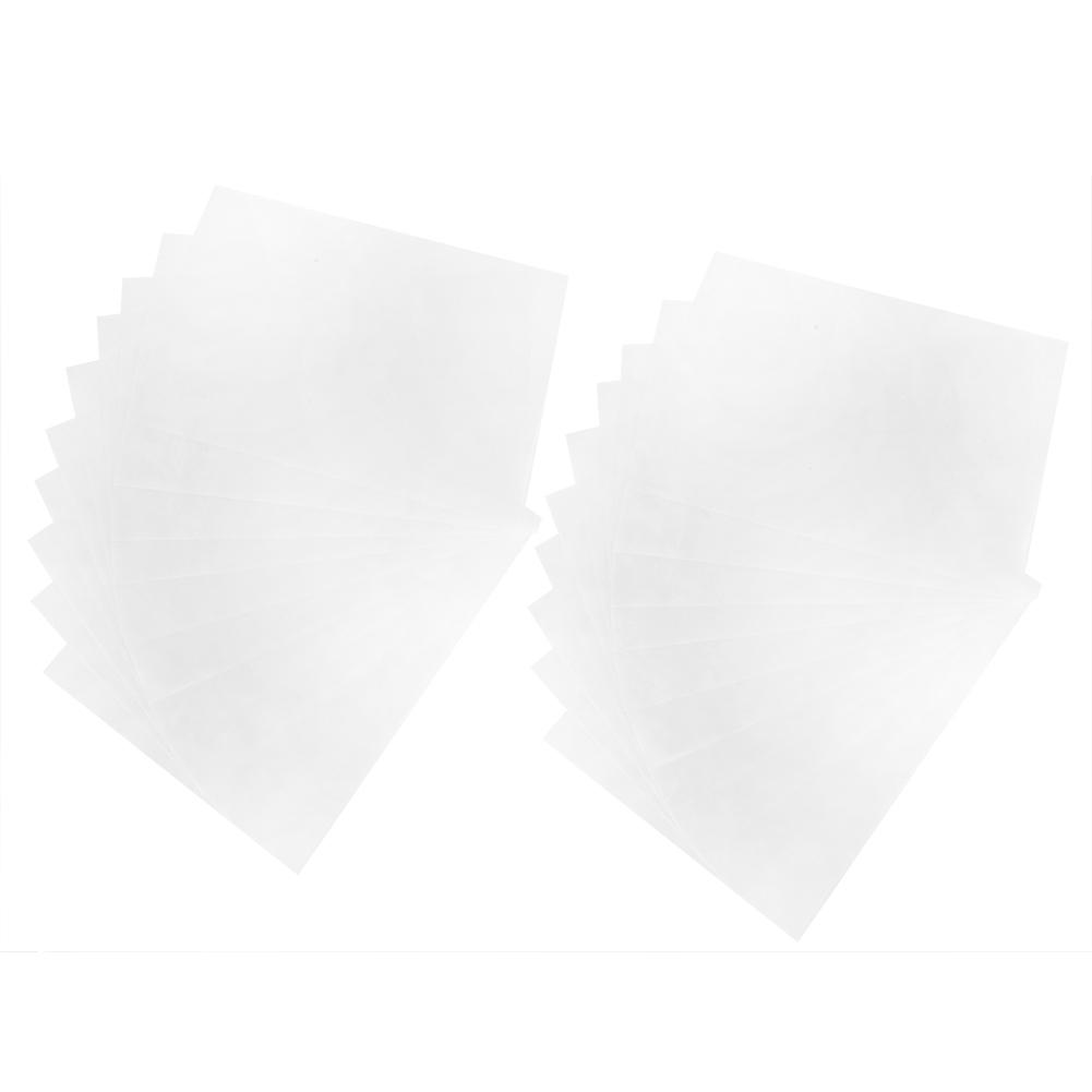 20Pcs Shrink Film Semitransparent Frosted Heat Shrinkable HandPainted  Sheet 0.2mm 2029#