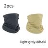 Men Windproof Neck Gaiter Elastic Tube Scarf Ear Cover Male Head Scarves Half Face Sun Ring Headscarf Headband Bandana