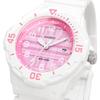 [Casio] CASIO Analog Watch LRW-200H-4CV Women's/Kids' Cheap Casio Gloss White x Pink Check Pattern Overseas Model [Parallel Import]