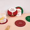 Diatomite Absorbent Coasters Christmas Decoration Anti-slip High-Temperature Cup Mat Heat Insulation Hot Pad Dining Table Decor