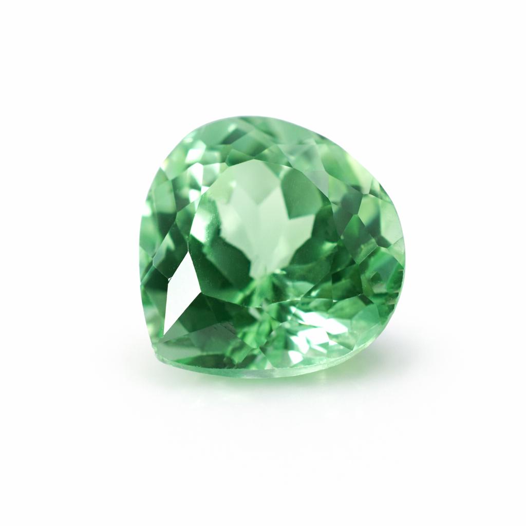 Bluish Green Natural Sapphire Pear 5.25 Ct Fabulous Certified Montana Gemstone