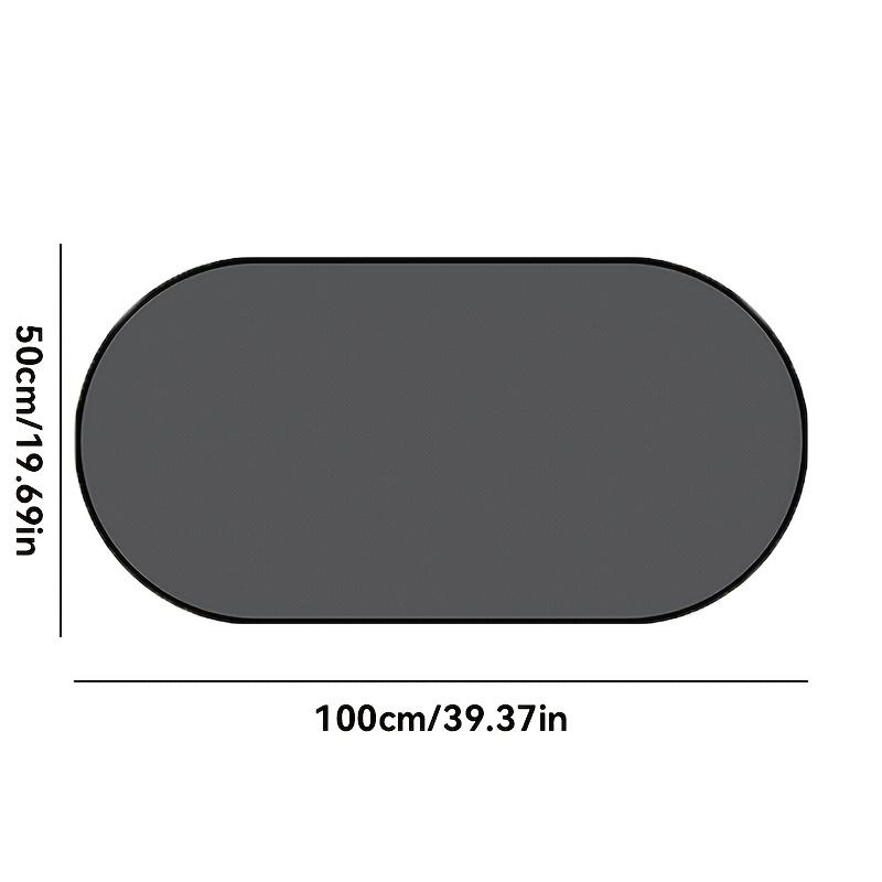 Foldable Auto Rear Window Sunshade, Heat Insulation Sun Visor Cover, UV Ray Blocking Car Rear Windshield Curtain, Universal