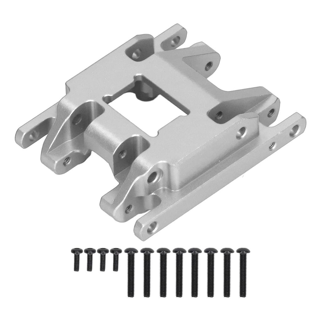 RC Car Gearbox Base for Traxxas 1 18 RC Car High Pressure Resistance Aluminum Alloy RC Center Skid Plate with Screws
