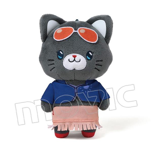 [original] Stuffed One Piece Cotton Pendant With Cat Patch Mask Plush Doll 14cm Luffy Sanji Law Ace Doflamingo Nami Bag Ring Toy