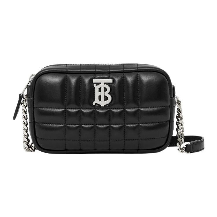 

Burberry Lola Handbag Sheepskin Camera Bag Style Crossbody Bag Women s Style Black One Size-Basic Set (Bag+Dust Bag) чорний