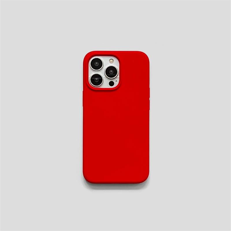Soft Simple Liquid Silicone Rubber For Iphone 16 15 14 13 12 Pro Max XS 7 8 XR X Plus Soft Silicone Case Cover